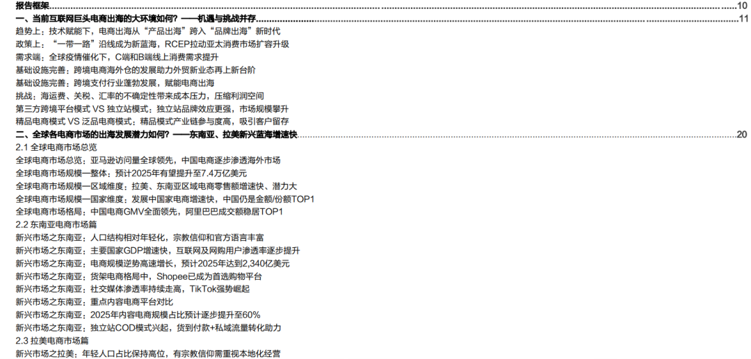 巨头海外电商布局如何？——阿里vs京东vs 拼多多 vs 字节对比探究