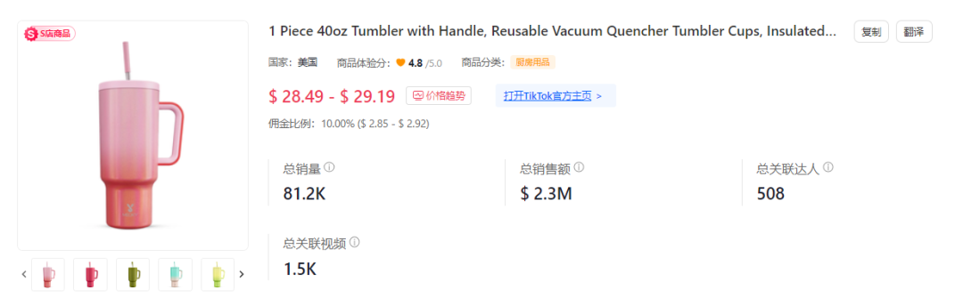 一周卖了6万件！霸榜TikTok Shop美国小店