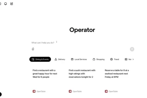 OpenAI发布首款AI智能体Operator，能像人类一样自主操控浏览器