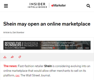 SHEIN下载量全球登顶，带来电商新格局