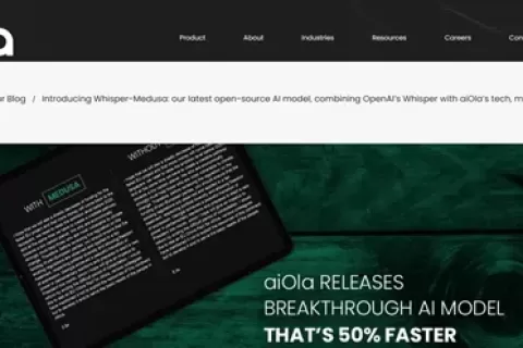 比OpenAI的Whisper快50%，最新开源语音模型