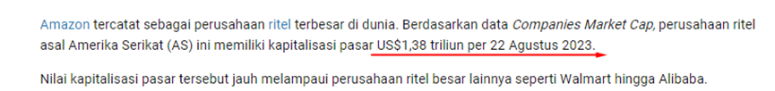 亚马逊市值突破万亿美元大关，力压沃尔玛成全球第一零售公司