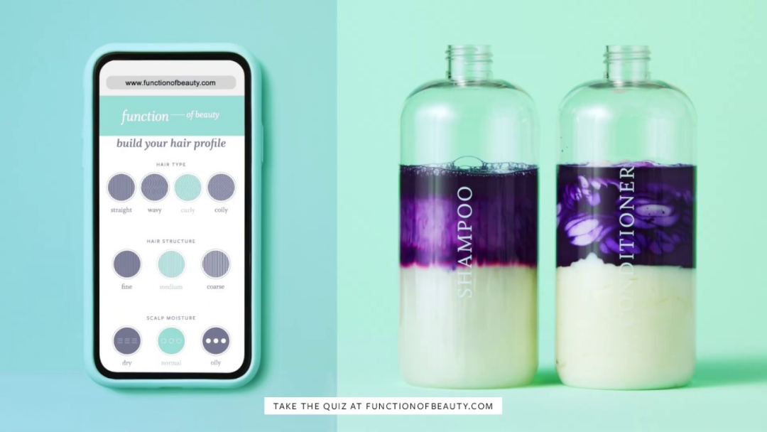 1瓶+120亿种配方=1亿美金！Function of Beauty的定制洗护之路