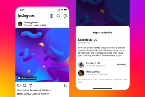 Instagram推出NFT功能，但市场情绪已逐渐趋冷