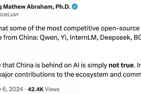 美国最该尴尬的，是今天中国开源模型们重大的贡献