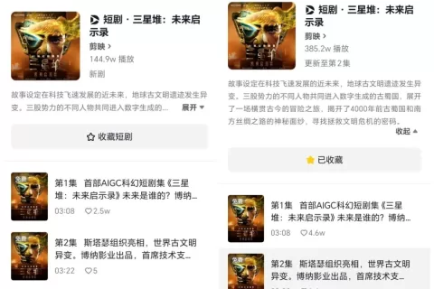 快手VS抖音：AIGC+短剧还有多大可能？这些赛道值得参考！