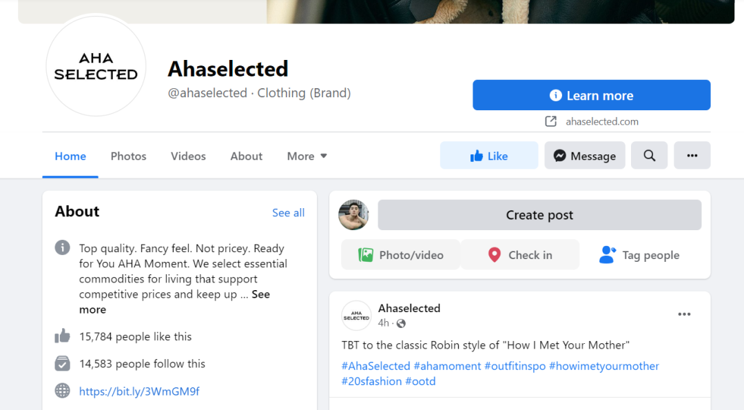 又一大厂高管创业，推出跨境服装品牌独立站AHA SELECTED