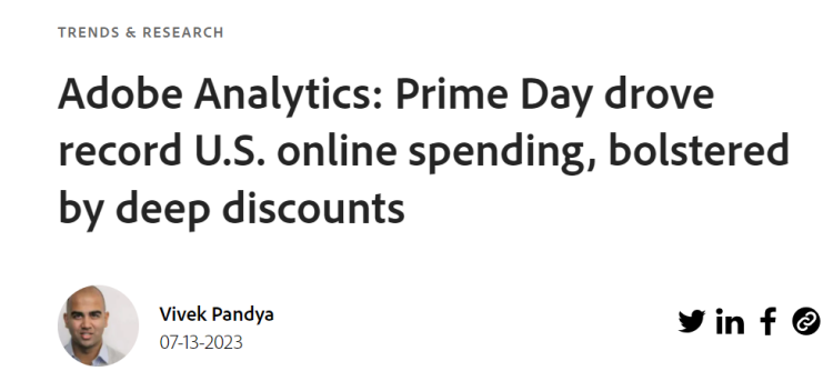 Prime Day收官，亚马逊“赢麻”