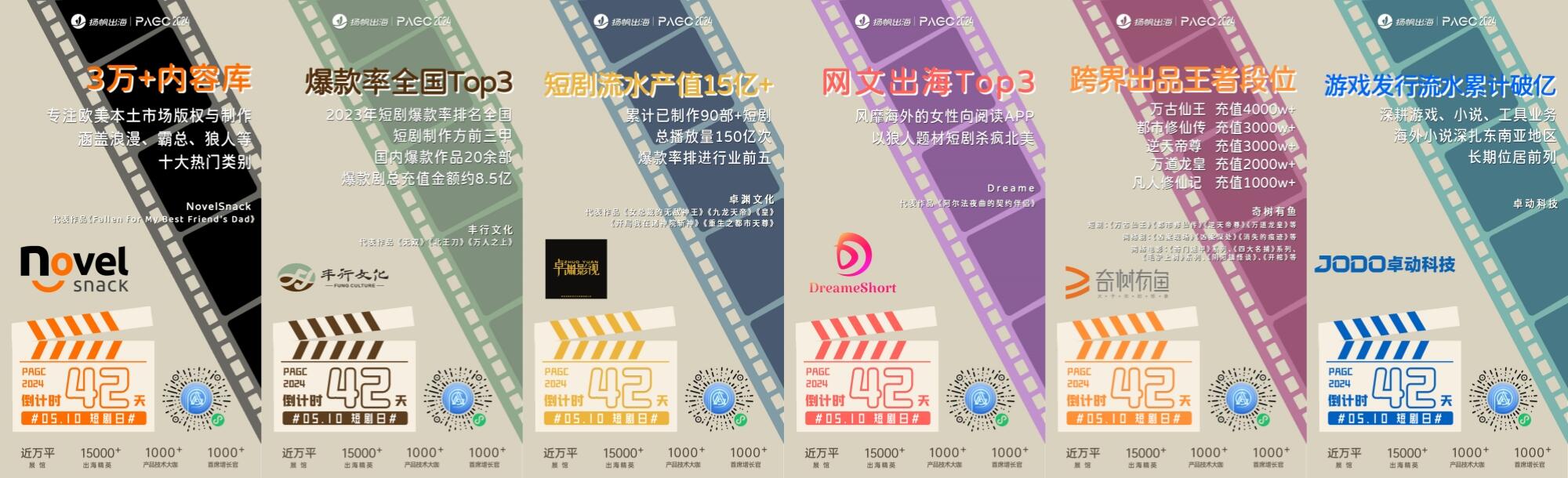 PAGC2024|超90%头部短剧出海大佬到场参展交流！短剧出海峰会&短剧对接会即将盛大启幕（内含购票福利）