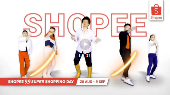 9.9大促品牌代言-Shopee选了成龙, Lazada找了玄彬