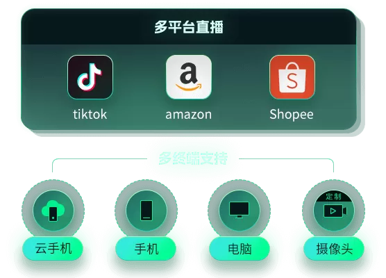 适配多平台直播