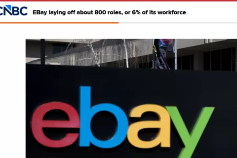 eBay裁员800人占全球6%，加码AI与收购Depop应对竞争