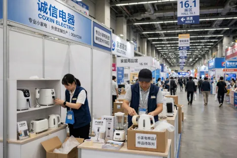 外贸企业广交会展位布展备展
