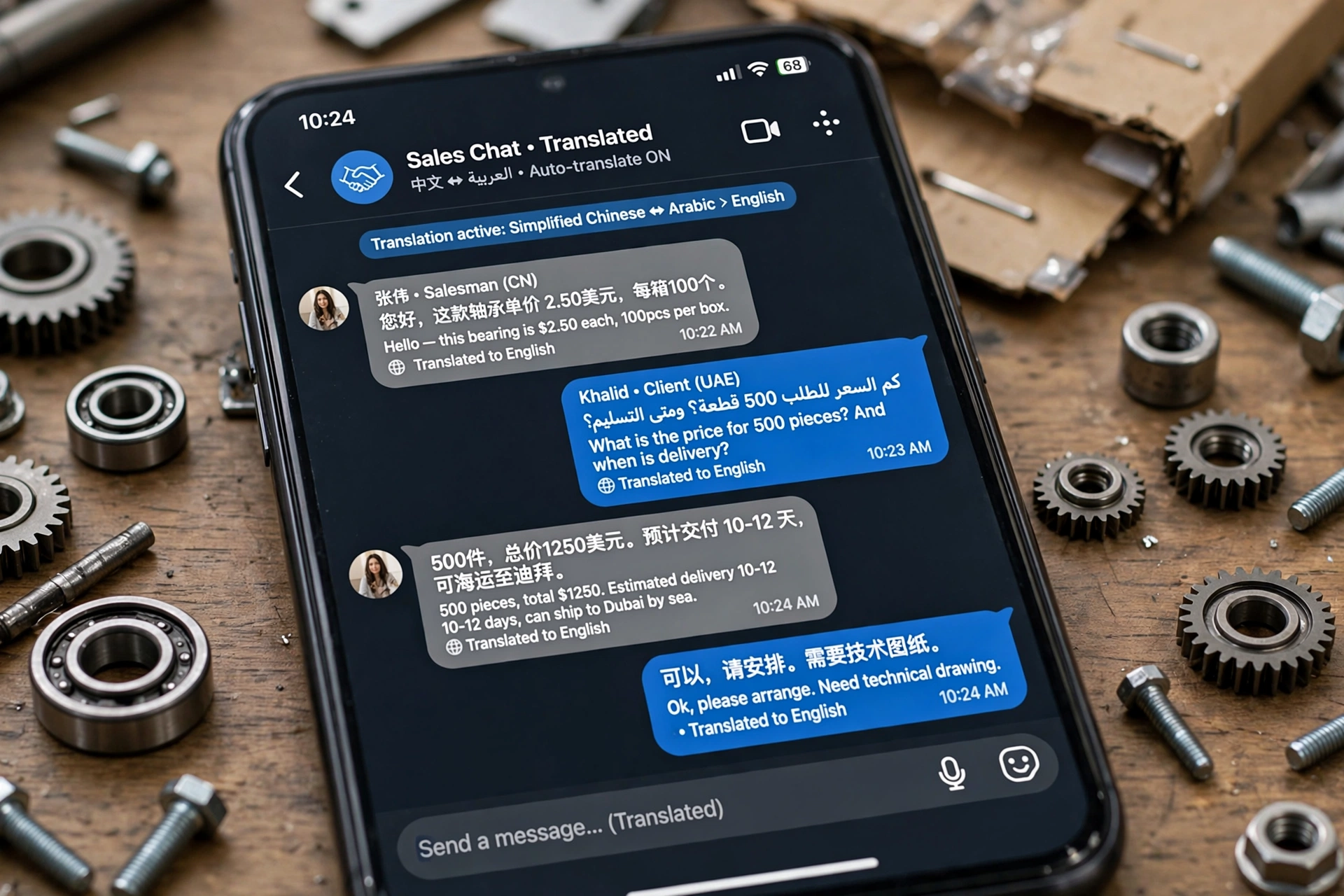 telegram语言沟通