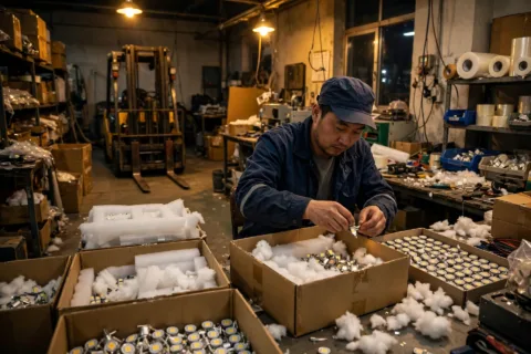 Threads工厂车间随手记录，Threads上车间里随手一条赶货记录，比精修产品图更容易让采购停下来，Threads的慢流量就藏在这种真实感里。