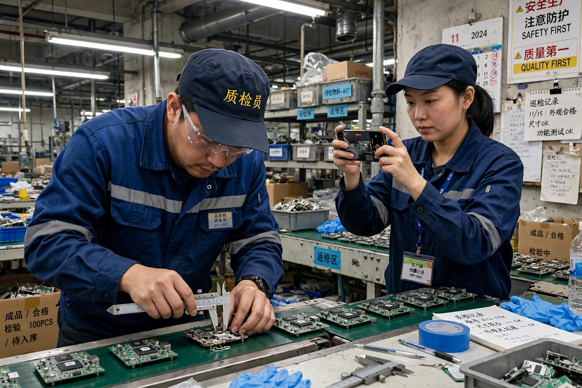 VK上受欢迎的工厂车间生产实拍内容