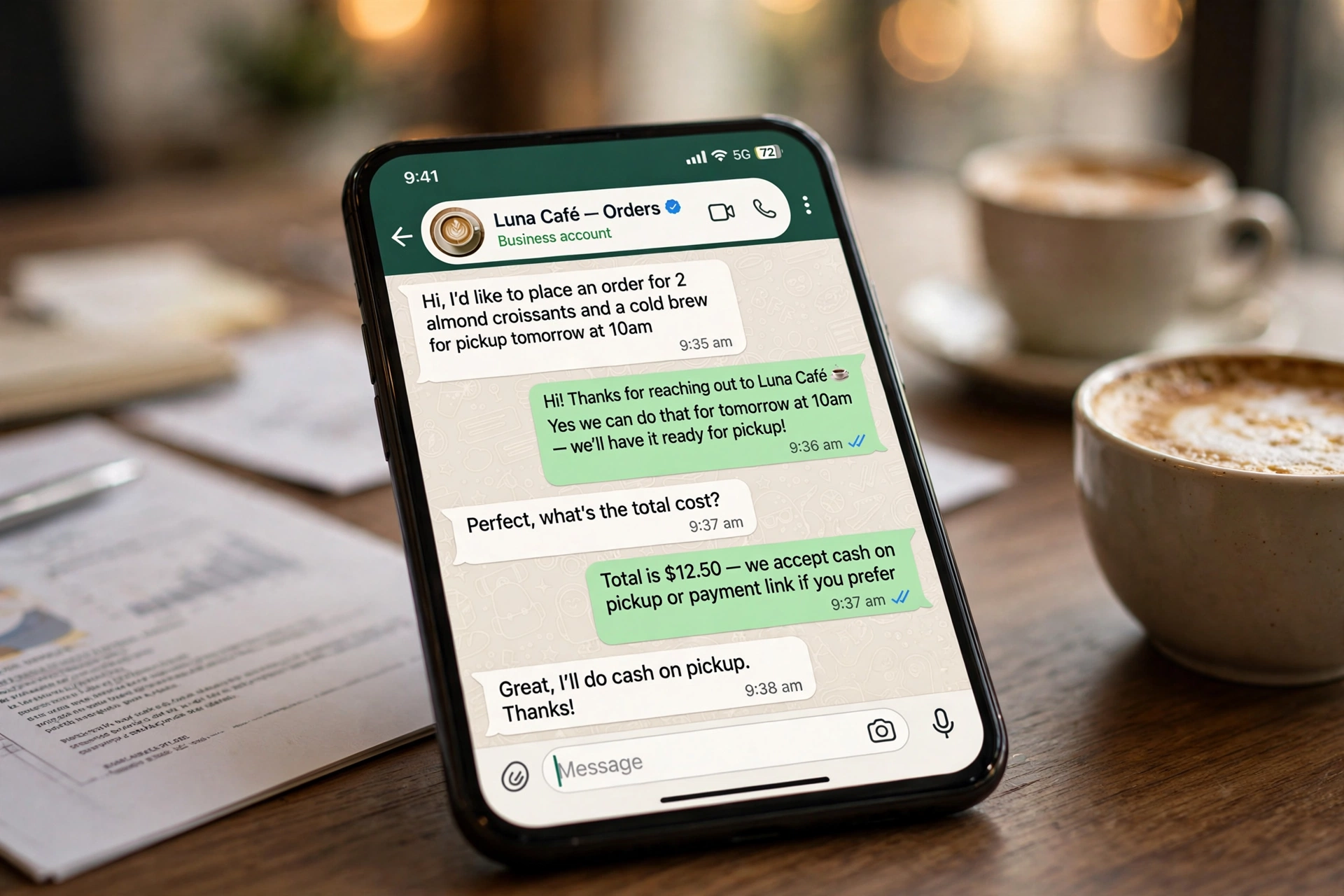 客户对WhatsApp蓝标号的反应