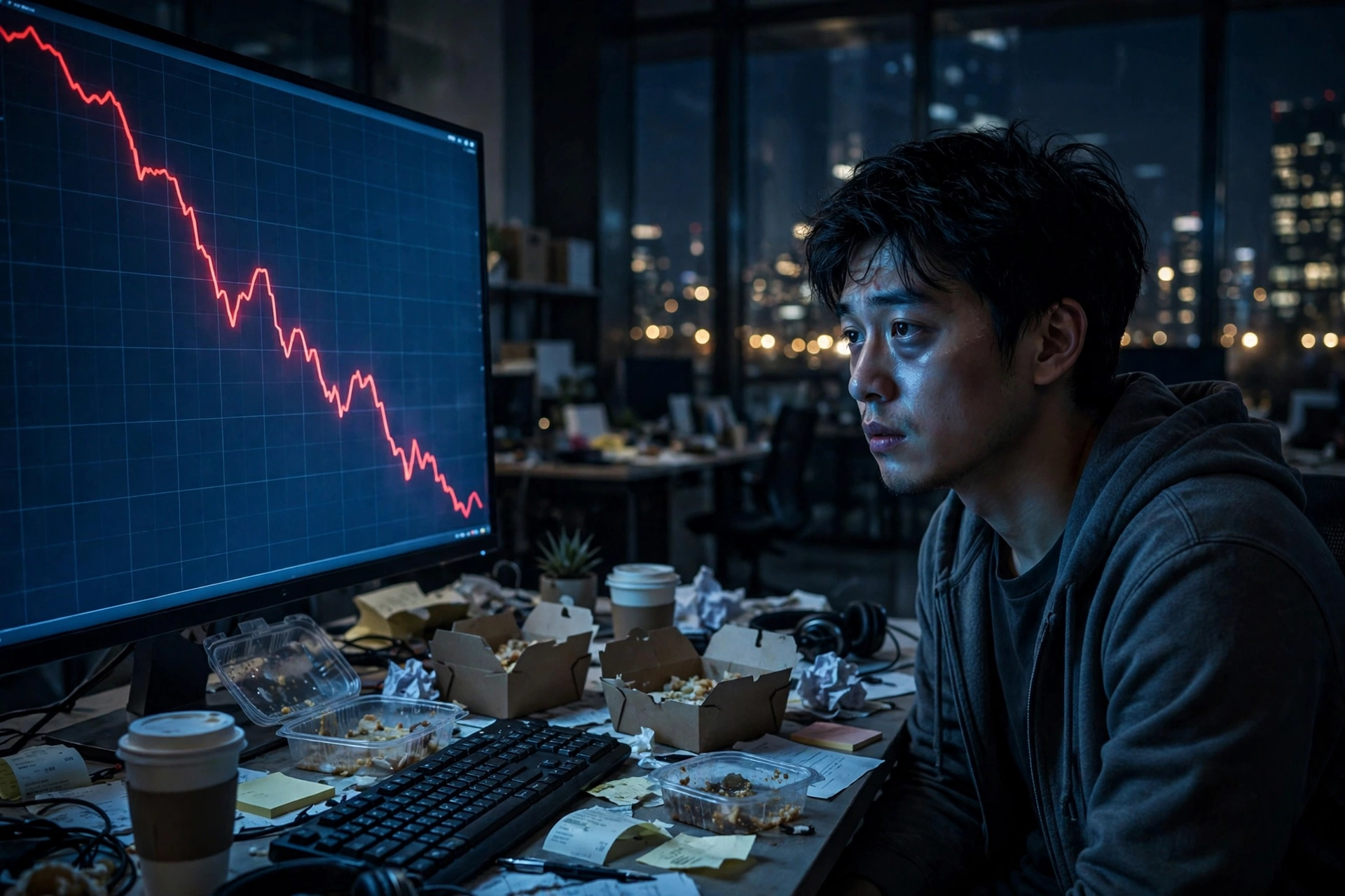 游戏出海版本更新后深夜盯着暴跌数据曲线的运营人员